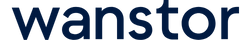 Wanstor logo in blue